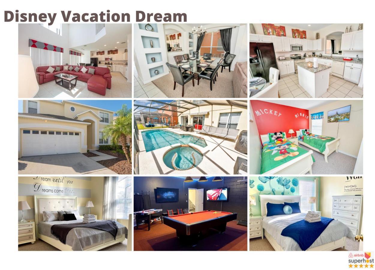 Disney Dream With Hot Tub, Pool, Xbox, Games Room, Lakeview, 10 Min To Disney, Clubhouse Kissimmee Exterior photo